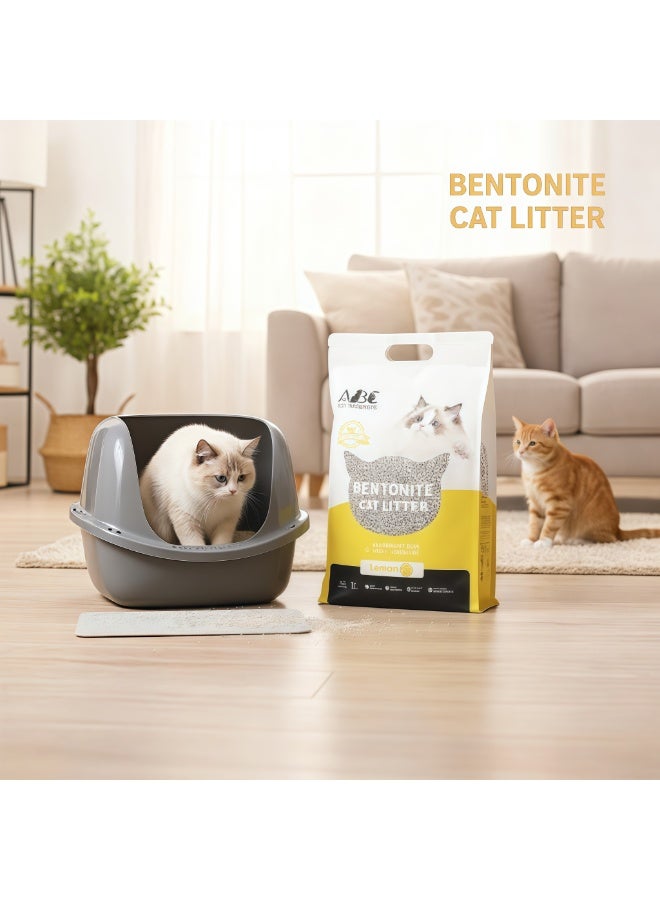 5 لتر/4 كجم مسحوق قشري القمح المطاطي على شكل كرات ليمونية - Image 1